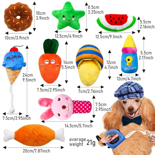 Plush Dog Squeaky Toys for Dogs, Bulk Cute Interactive Puppy Dog Chew Toys Set with Squeakers, Stuffed Dog Teething Toys for Small Medium Breed Dogs (12 Pack Squeaky Dog Toys) Plush Dog Squeaky Toys for Dogs, Bulk Cute Interactive Puppy Dog Chew Toys Set with Squeakers, Stuffed Dog Teething Toys for Small Medium Breed Dogs (12 Pack Squeaky Dog Toys)