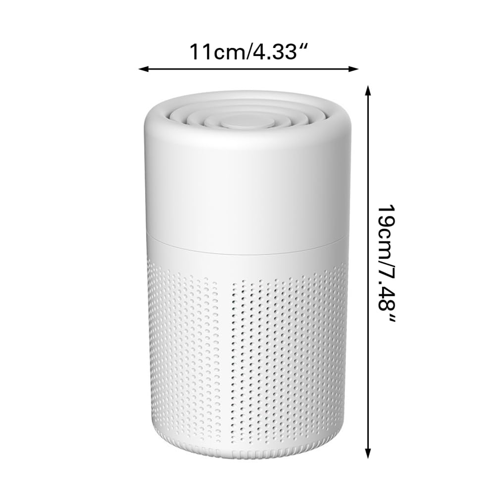 Purificateur D'Air USB Silencieux - Ioniseur Contre Pollen, Fumée, Poils D'Animaux - Pour Bureau Et Chambre