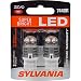SYLVANIA ZEVO 7440 T20 Red LED Bulb, (Contains 2 Bulbs)