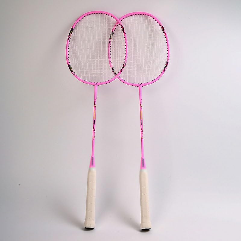 Badminton Racket Set Shockproof Handle Basic Full Carbon Fiber Adult Training Badminton Racket
