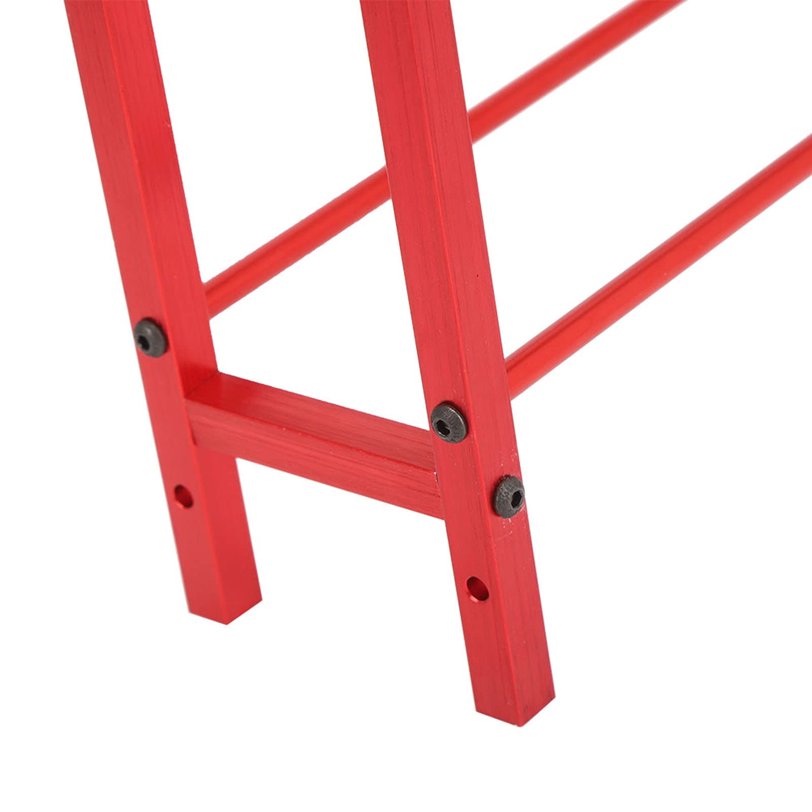 Support de Pneu modèle RC, étagère de Rangement de Pneu Double Couche de Bonne stabilité avec vis pour SCX10 90046 D90(Rouge)