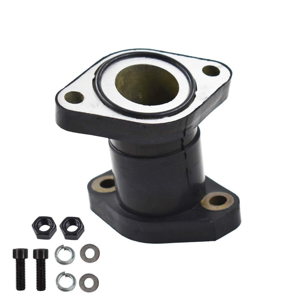 Carburetor Intake Manifold Boot,Fit for Yamaha Kodiak 400 1993-1998 Moto 4 YFM350ER 1987-1995 Big Bear 350 1987-1998 Joint Adapter with Screw Kit