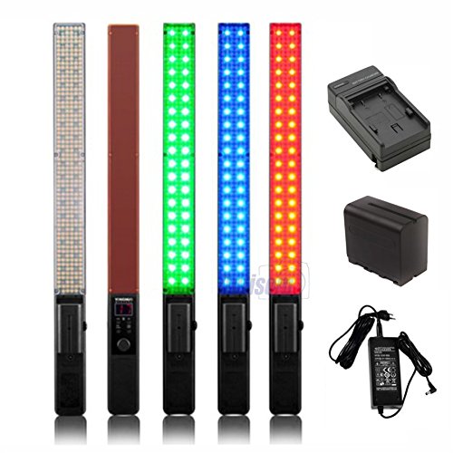 Iluminador Yongnuo Yn360 (bastão) + Fonte + Bateria F970 + Carregador