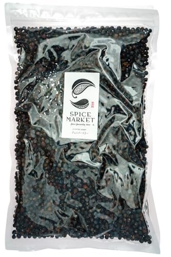 ジュニパーベリー 北マケドニア産 Juniper_Berry ジン香料 北欧料理 ヨーロッパ スパイス 調味料 (500g) - SPICE MARKET 香辛料 Spice Speciality Store - 商品画像