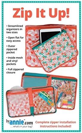 by AnnieSewing Pattern Zip It Up Organiser