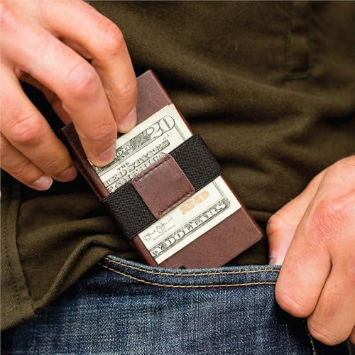 Card Holder Wallet Pop Up Credit Card Wallet RFID Blocking Credit Card Holder Leather Credit Card Wallet for Man Minimalist Card Wallet Auto Pop Up Card Holder Small Wallet for Men(Black)4