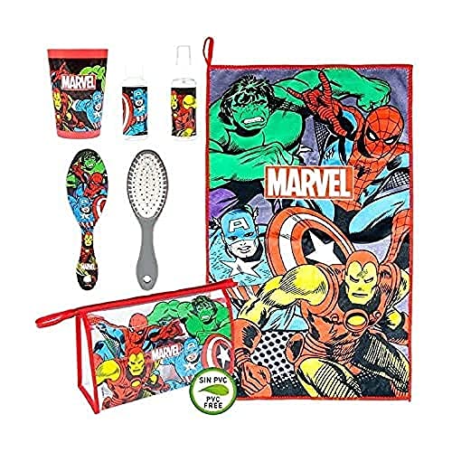 Cerdá 2100003056, Neceser Set Aseo/Viaje Avengers para Niños, Multicolor, Único
