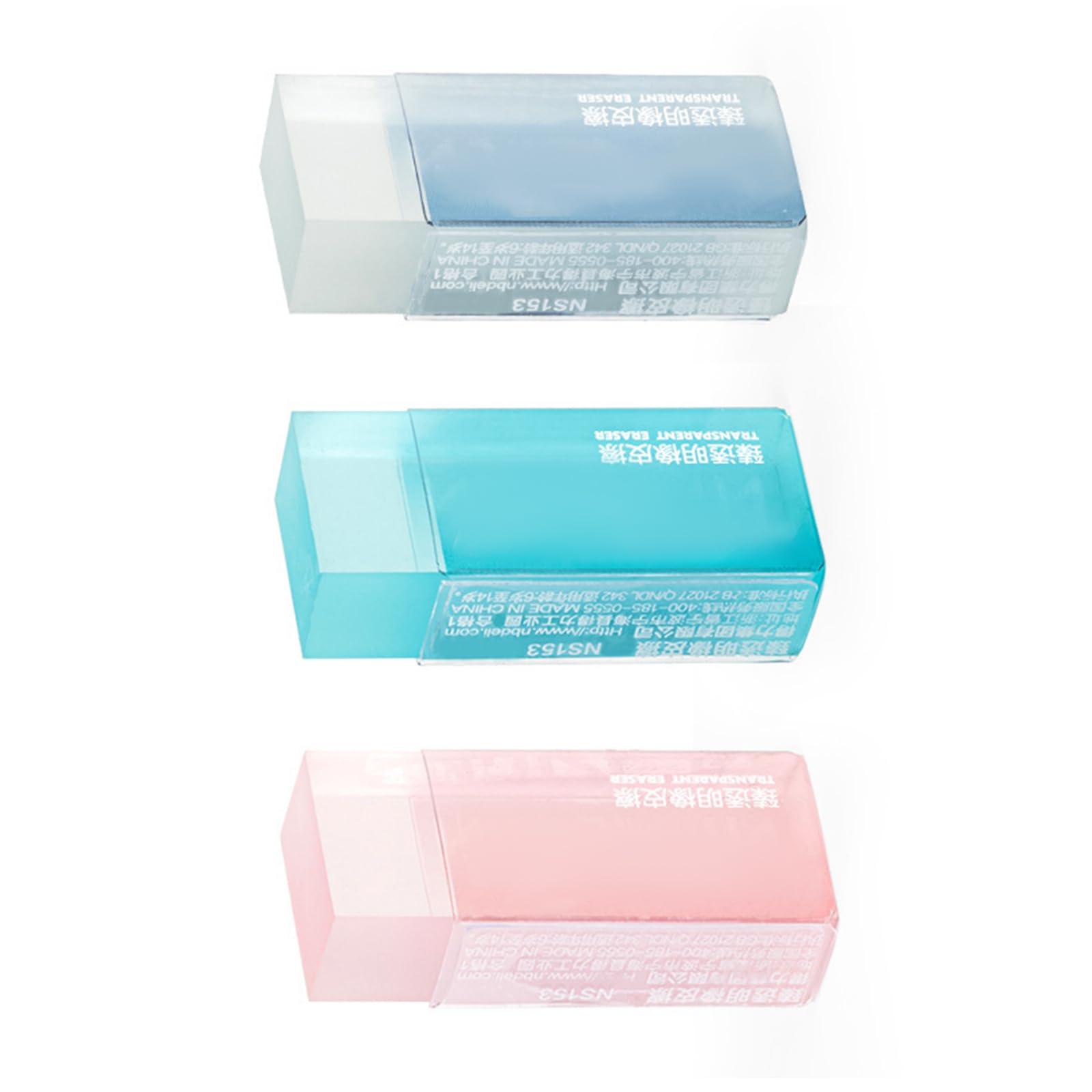 RGYBAO Clear Erasers Aesthetic Erasers Lovely Pencil Erasers Simple Erasers Easy To Prizes for Kids