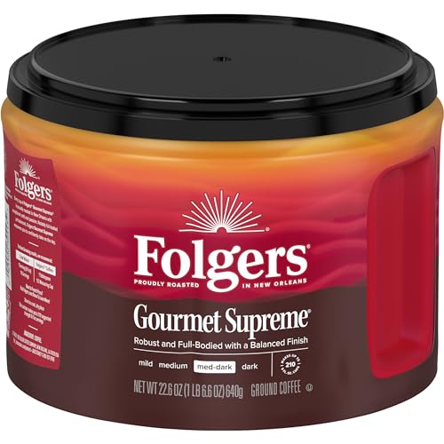 Folgers Gourmet Supreme Medium-Dark Ground Coffee 22.6oz