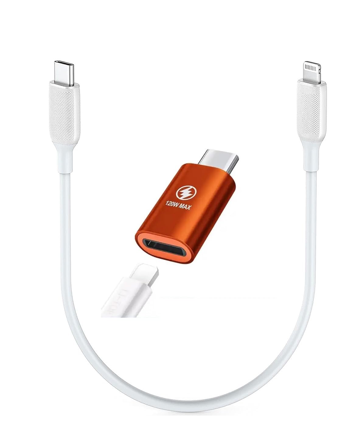 FKU USB C to Lightning Charger Cable 0.3MTR Apple MFI Certified Type C Power Delivery PD Fast Charging Cord with (1PC) 12OW IOS Lighting (Female) to USB Type C (Male) USB Adapter (B0CSD593QB) Amazon Price History, Amazon Price Tracker