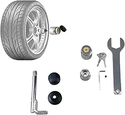 Trava Antifurto Para Estepe MK5010 Compatível com Toro Flex/Diesel 16/21 e Toro Flex 22 C/Cabo, Strada