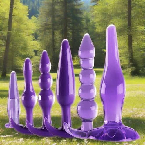 M2Hd- 6 Purple Silicone Material Plug Kit Available in 6 Different Plug Sizes Suitable for Men and Women Simple Operation Delivers Better Results