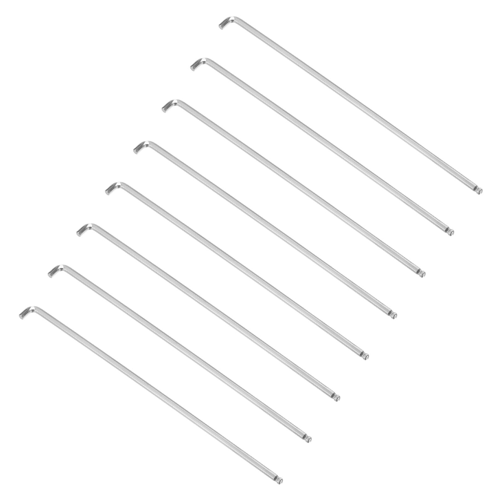 Clé hexagonale 2.5 mm de uxcell : lot de 8 clés mâles coudées en L à tête sphérique