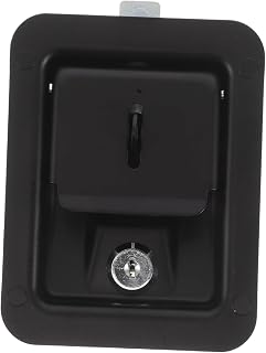 Trailer Cabinet Lock with Key Cylinder for Rv Bathroom and Camper Doors Anti-pry Security Latch for Car and Tool Cabinets Modern Sleek Design with Enhanced Protection
