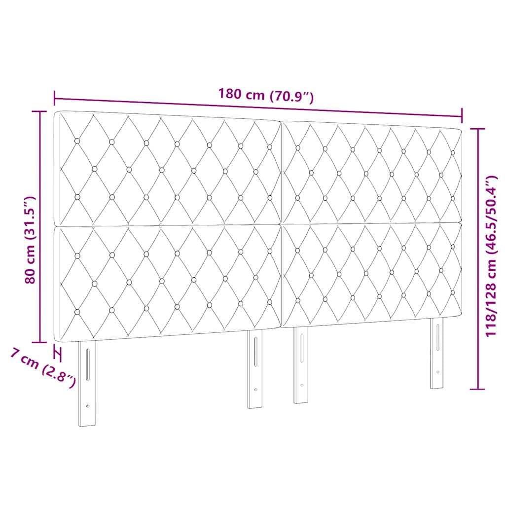 Cabecero Azul Oscuro 180 cm Terciopelo Pino Macizo Diseño Moderno Resistente y Duradero para Dormitorio Juvenil Fondo de Cama