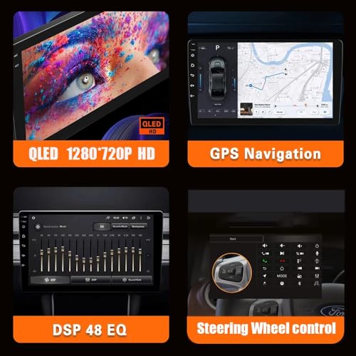 Autoradio Android 13 Skoda Octavia 3 écran 10 pouces Bluetooth - 4