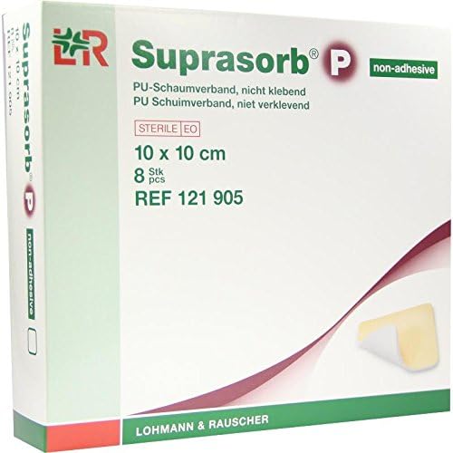 SUPRASORB P PU-Schaumv.nicht klebend 10x10 cm 8 St