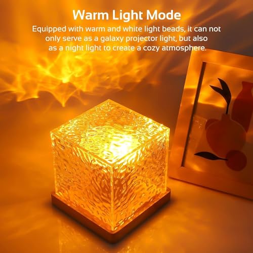 Projector Lights Ocean Wave, 3D Water Wave Effect LED Night Light, Crystal Table Lamp with Remote (Blue) 3 514uQ7nGjPL