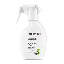 Bilboa Coccobello Trigger Solare SPF 30, con Olio di Cocco, Illuminati dâ€™Immenso, Resistente all’Acqua, 250 ml