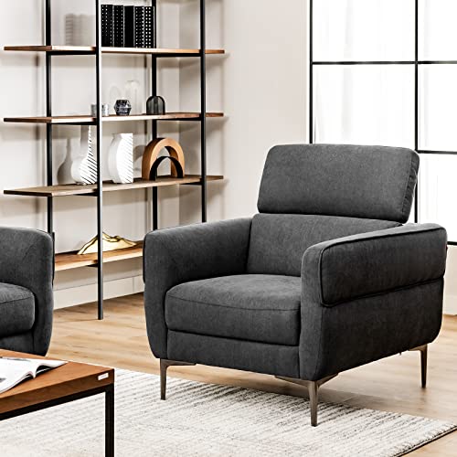 Sillón Plegable Tela Gris miniatura 6