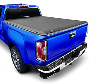 Tyger Auto T1 Soft Roll Up Truck Bed Tonneau Cover Compatible with 2004-2012 Chevy Colorado / GMC Canyon; 2006-2008 Isuzu I280 | Fleetside 6'1" Bed (72") | TG-BC1C9002
