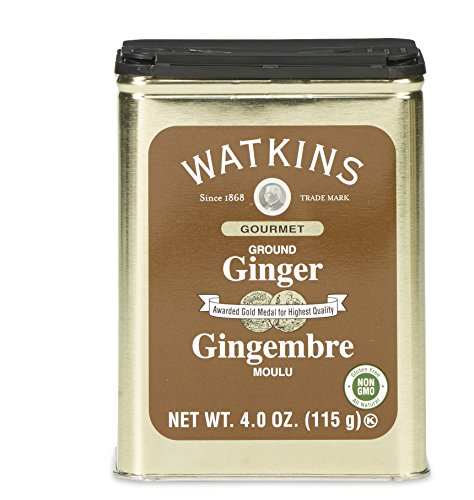 Image of Watkins All Natural Gourmet Ground Ginger Spice Tin, 4.0 Ounce, (pack of 6)