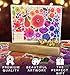 Elena Essex 1000 Piece Puzzle for Adults - Flowers in Bloom | Puzzles for Adults 1000 Pieces | Colorful Floral Rainbow Gradient Jigsaw | jigsaws Size 20x28 inches