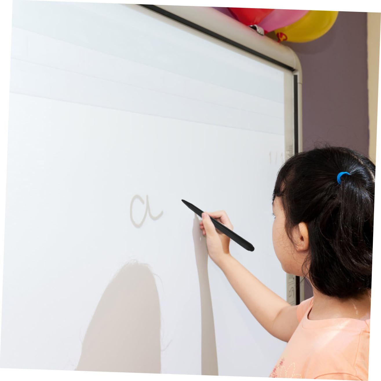 SHERCHPRY Penna Stilo per Lavagna Digitale, 2 Pezzi Nero, Penna Touch Sensore Infrarossi per Uso Scolastico
