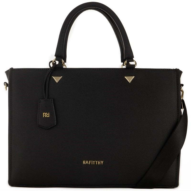 Bolsa Pasta Tote Transversal Feminina Rafitthy 28.22600 Cor:Preto