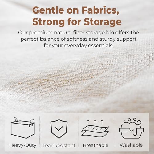 image for StorageWorks Storage Bins, Shelves Baskets for Organizing, Large Fabri