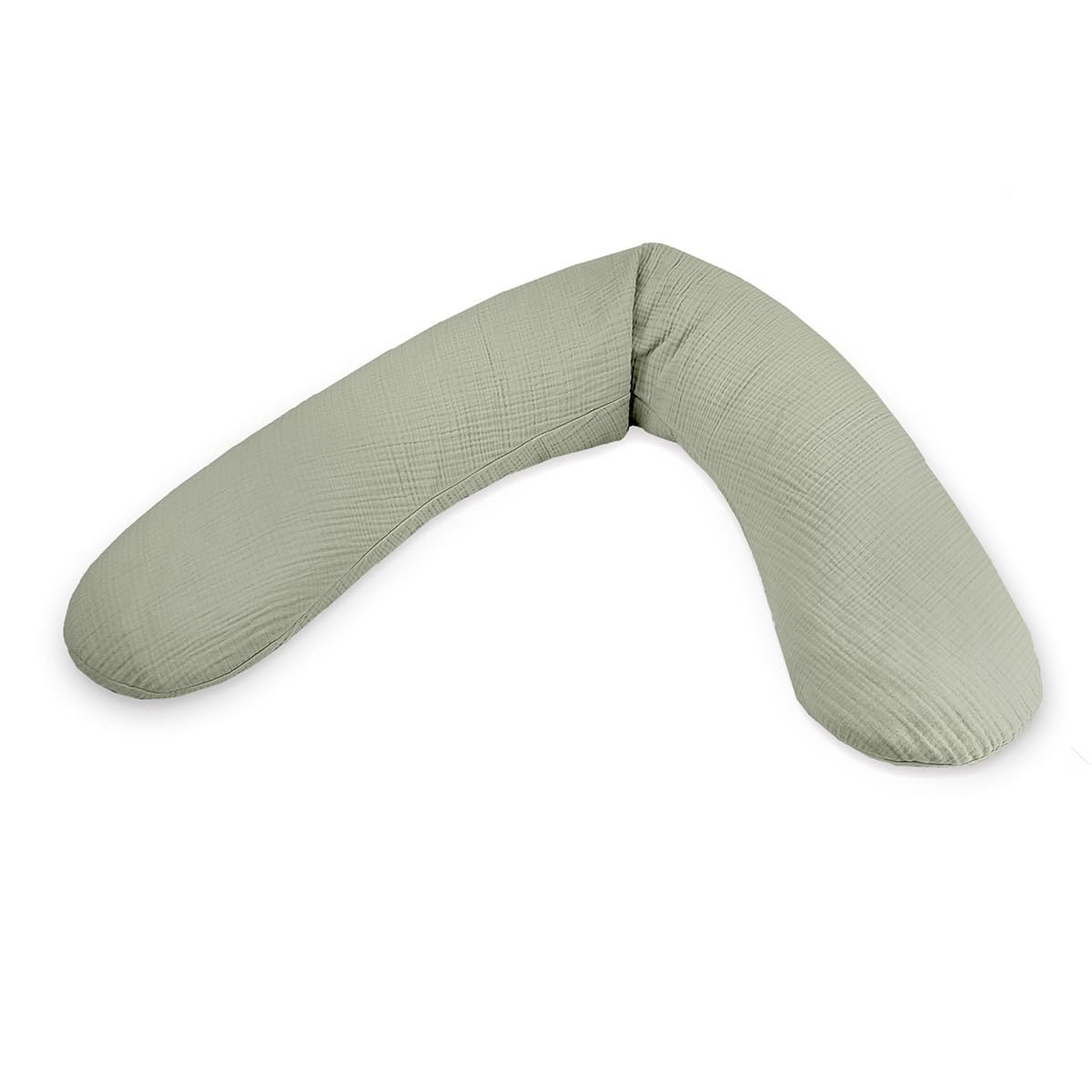 Theraline Stillkissen – Das Original Stillkissen inkl. Bezug, Design Salbei, 190 x 40 cm