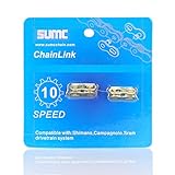 Inkesky SUMC - 4 pares reutilizables de eslabones rápidos para cadenas de bicicleta, compatible con Shimano, KMC, Campagnolo, SRAM (10 velocidades (doradas)