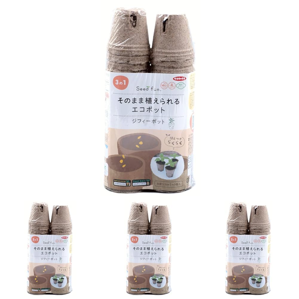 Amazon.co.jp: サカタのタネ【Seedfun.】そのまま植えられるエコポット