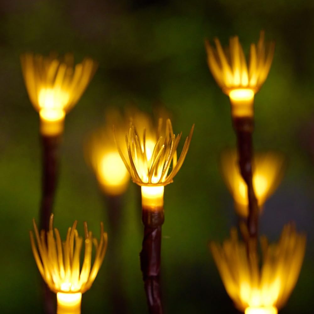 SolarCentre® Wild Fennel Outdoor Solar Stake Light, Warm White, 130 cm - Image 3