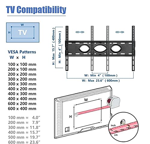 Soporte móvil para TV con 3 estantes y ruedas negro miniatura 3
