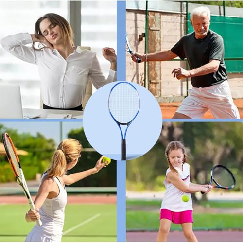 Raqueta tenis para principiantes resistente a golpes miniatura 2