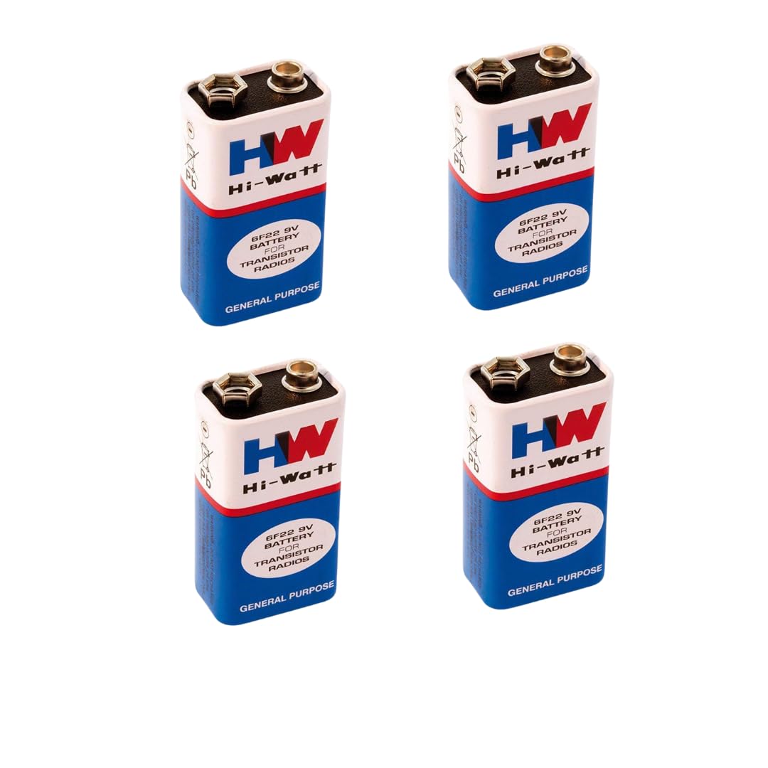 9V General Purpose Alkaline Batteries for Transistor Radios and Toys (4 Battery)-image-32