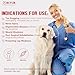 BUVUB Dog Canine Knuckling Brace Rear Leg Dog Foot Brace Wrap for Toe Dragging Cause by Sciatic Nerve Insufficiency, Myelopathy, Herniated Disc (Small)