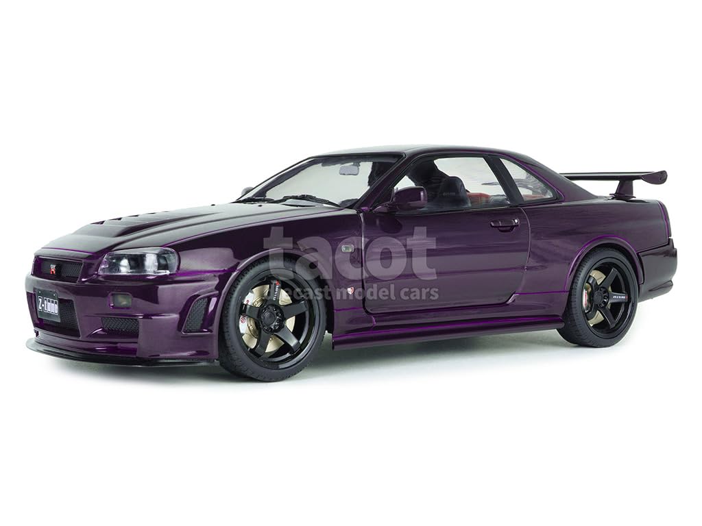 1:18 Nissan Skyline GT-R (BNR34) Z-Tune Midnight Purple 1999