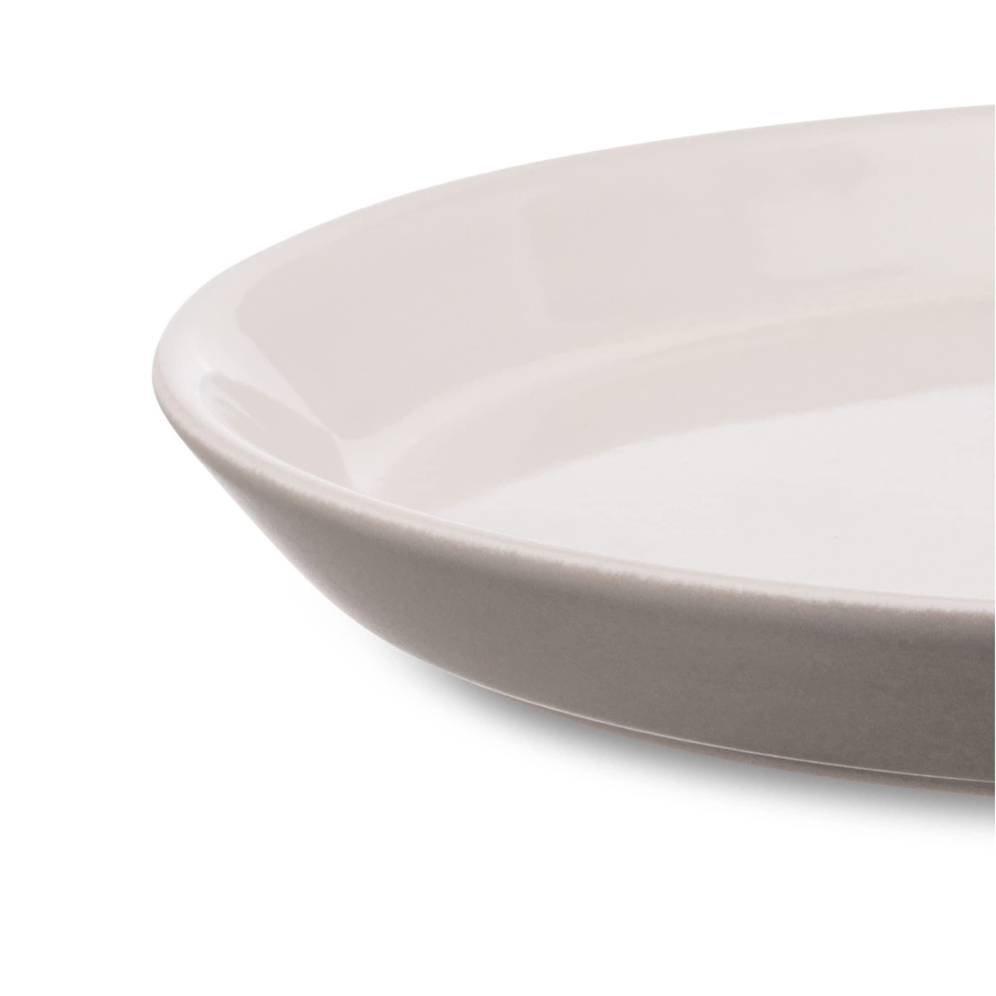 Alessi DC03/5 LG Tonale Dessertteller Light Grey 4-teilig