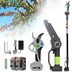 GHRERTX 3-in-1 Hochentaster und Baumschere Set