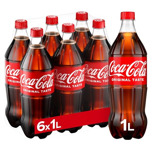 Coca-Cola Bevanda Analcolica, Frizzante - Confezione da 6 x 1 l - Totale: 6 Litri