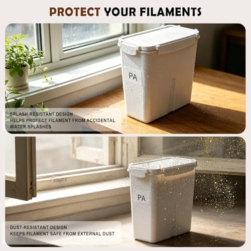 Filament 3D cassant ? Solution de rangement étanche en lot de 8 boîtes - 4