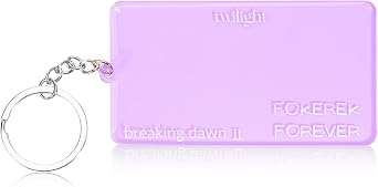 The Original Twilight Merch Filter Keychain, Edwards Girl Gift, Twiligh Gifts for Movie Fans, Vampire Lover Filter