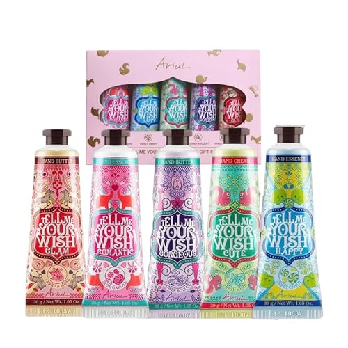 Ariul Tell Me Your Wish Hand Cream – Hand lotion for Dry Hands – Made With Shea Butter- Formulated in 3 Different Creamy, Lightweight & Silky Texture – Moisturizing Cream for All Skin Types