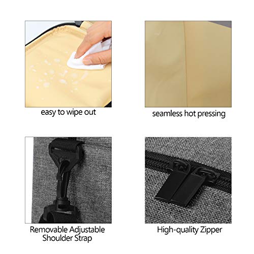 image for Teamoy Double Layer Breastmilk Cooler Bag with Ice Pack, Travel Baby B