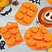 3 PCS Silicone Halloween Ghost Pumpkin Baking Mold Set Non-Stick Chocolate Jelly Fondant Cake Baking mold for Party Gift Handmade Soap Molds with Shape of Skull Bat Ghost