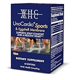 WHC, UnoCardio Sports & Eggshell Membrane Fish Oil, 1250 mg of Omega-3, 720 mg EPA, 480 mg DHA, Unflavored, 60