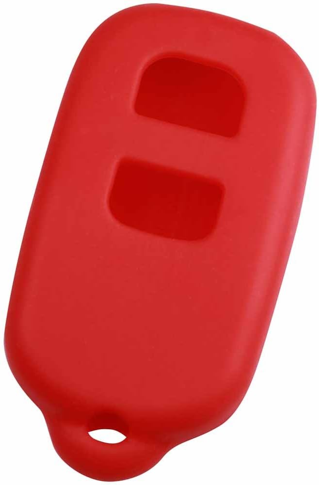 KeyGuardz Red Rubber Keyless Entry Remote Key Fob Skin Cover Protector