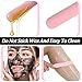 DOPENSPI 6 Pcs Pink Silicone Wax Sticks, 3 Style Non-stick Wax Spatulas Silicone Hair Removal Sticks Reusable Hard Waxs Scraper Waxing Applicator for Home Salon